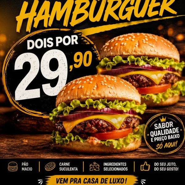 Promoção 2 X Carne Artesanal
