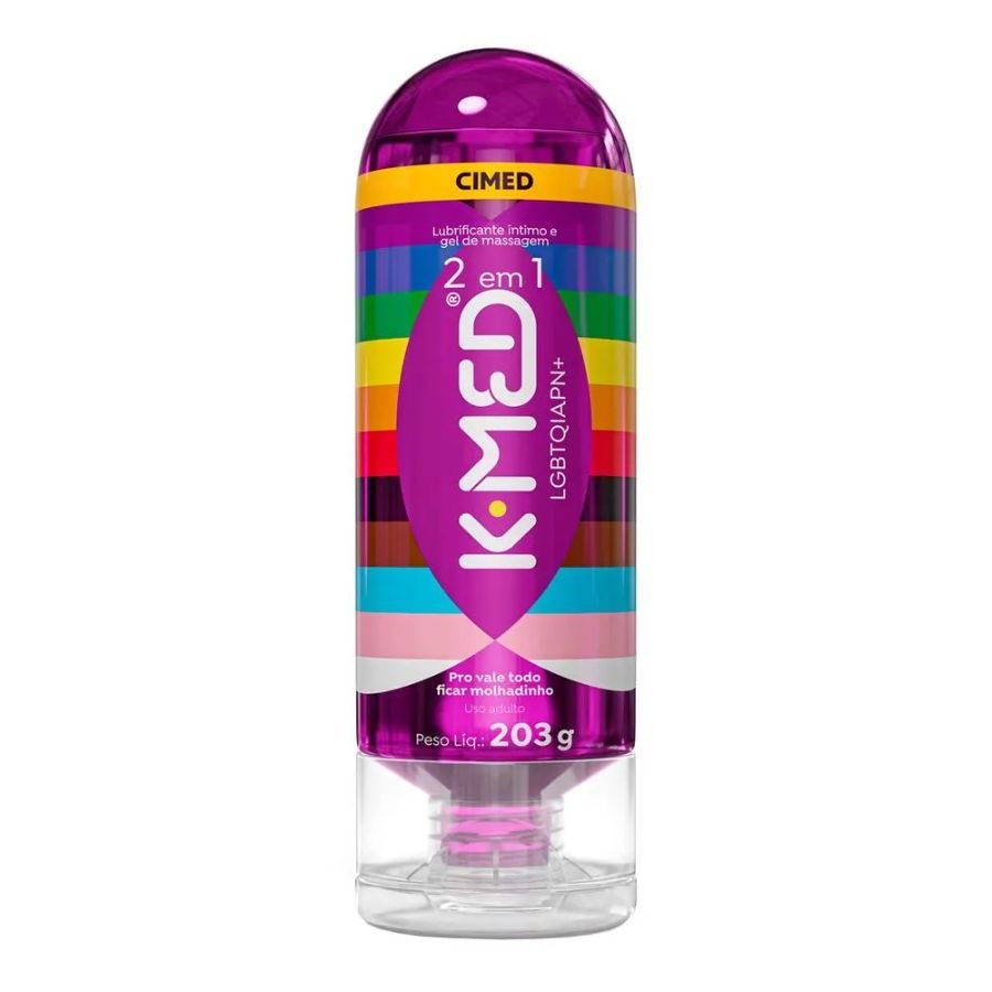 K-MED 2 EM 1 LGBTQIAPN+ 203G- LUBRIFICANTE ÍNTIMO
