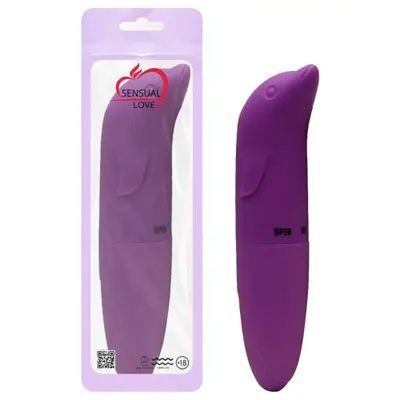 Rosa- Mini Vibrador Ponto G Formato Golfinho