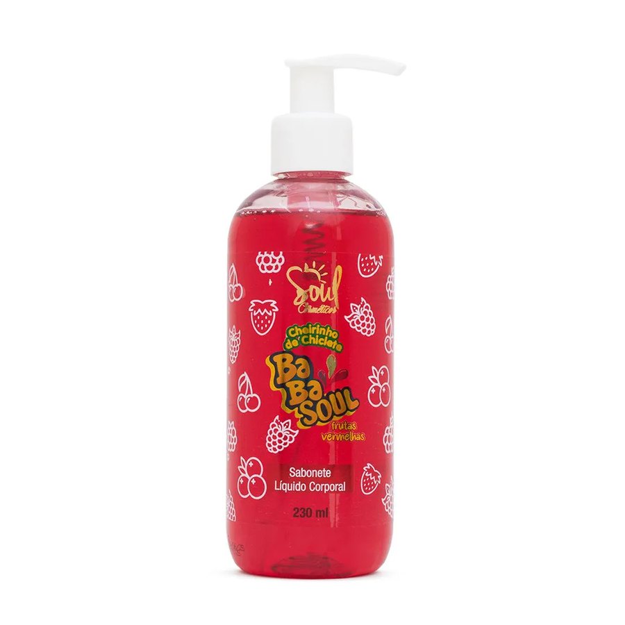 Sabonete Líquido Corporal Soul Cheirinho de Chiclete 230ml