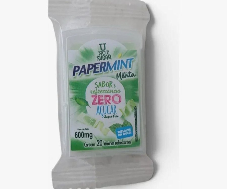 PAPERMINT MENTA LÂMINAS REFRESCANTES