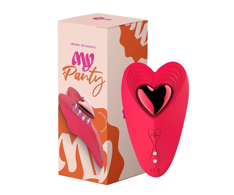 MyVib MyPanty Vibrador de Calcinha com 10 Modos de Vibração e Controle via App MyVib