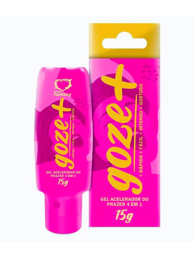 GEL ACELERADOR DO PRAZER GOZE+ 4 EM 1 15G