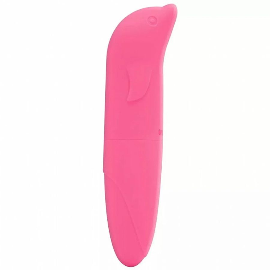 Rosa- Mini Vibrador Ponto G Formato Golfinho