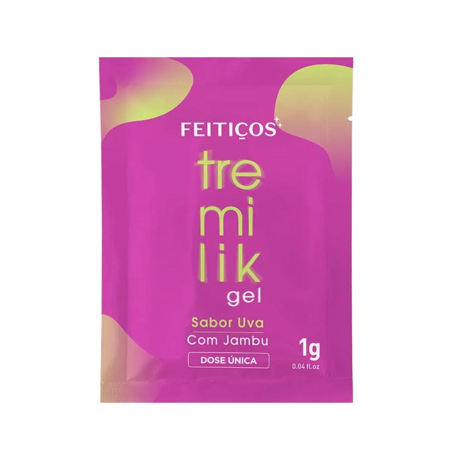 Gel Feitiços Tremilik Sabor Uva com Jambu 1g