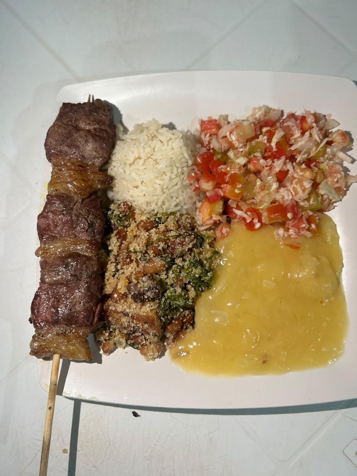Espeto de Picanha Completo