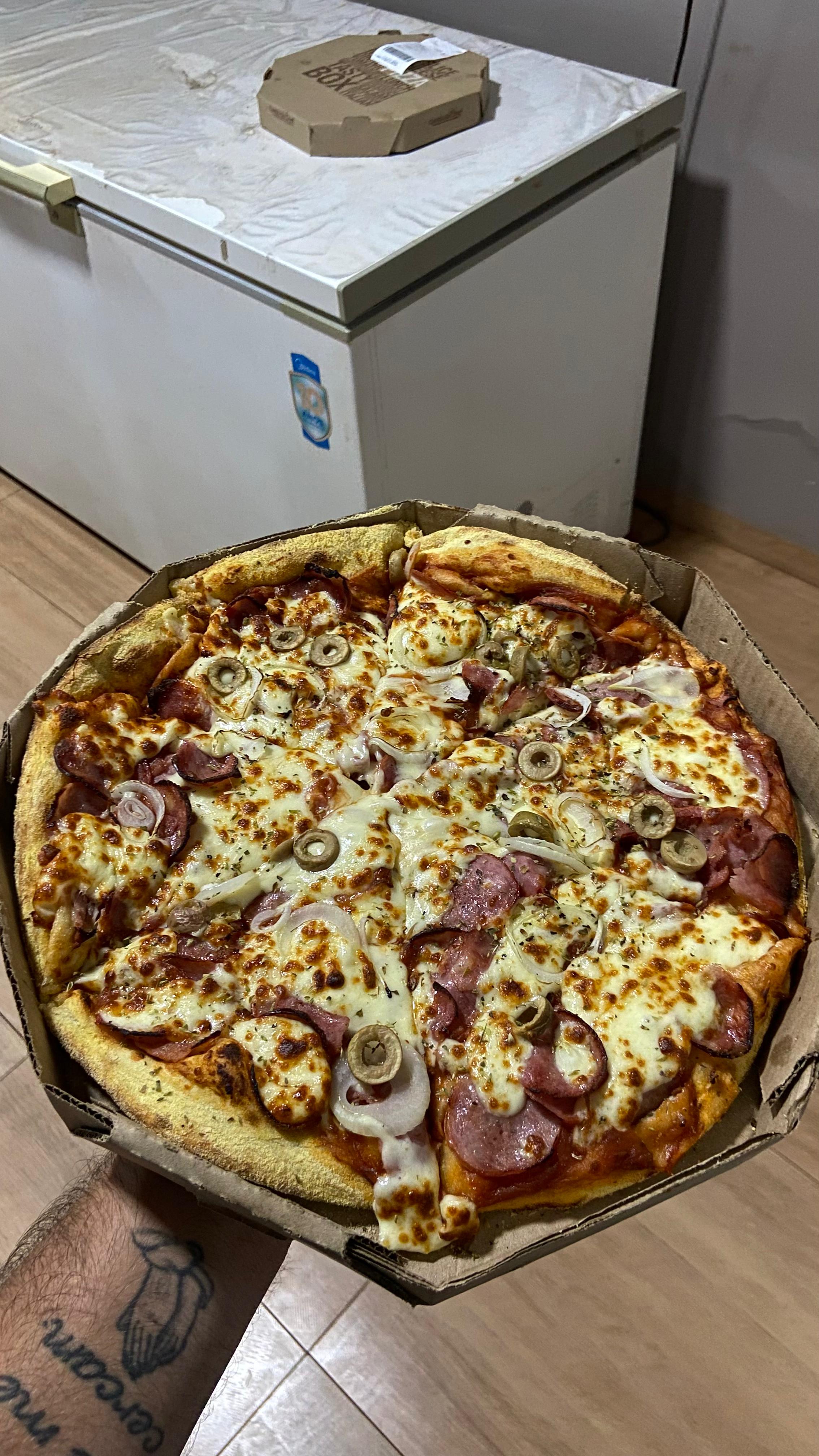 Promoção pizza G 8 fatias