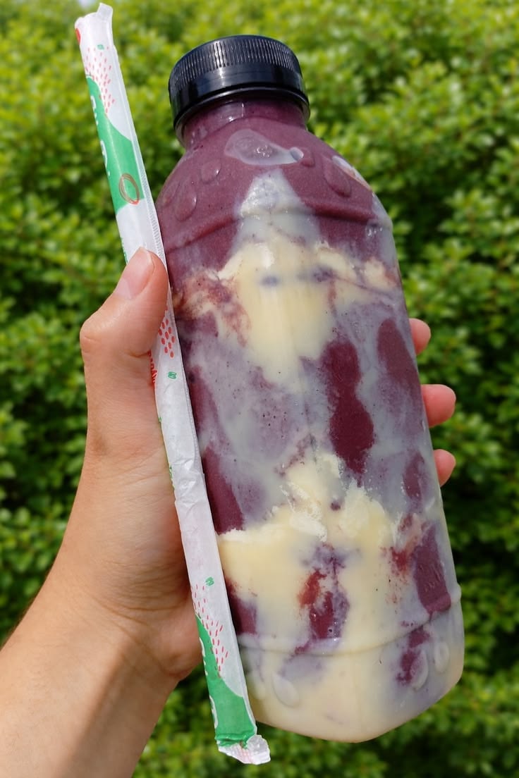 Açaí sabor leite ninho com leite condensado