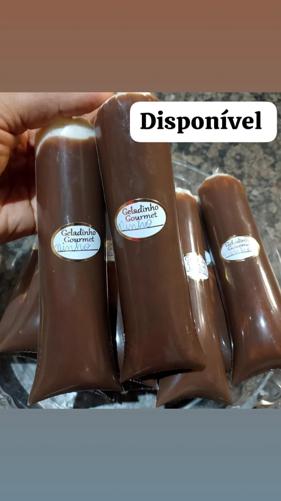 geladinho gourmet de ninho
