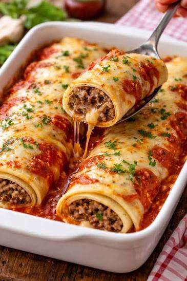 Panqueca molho bolonhesa