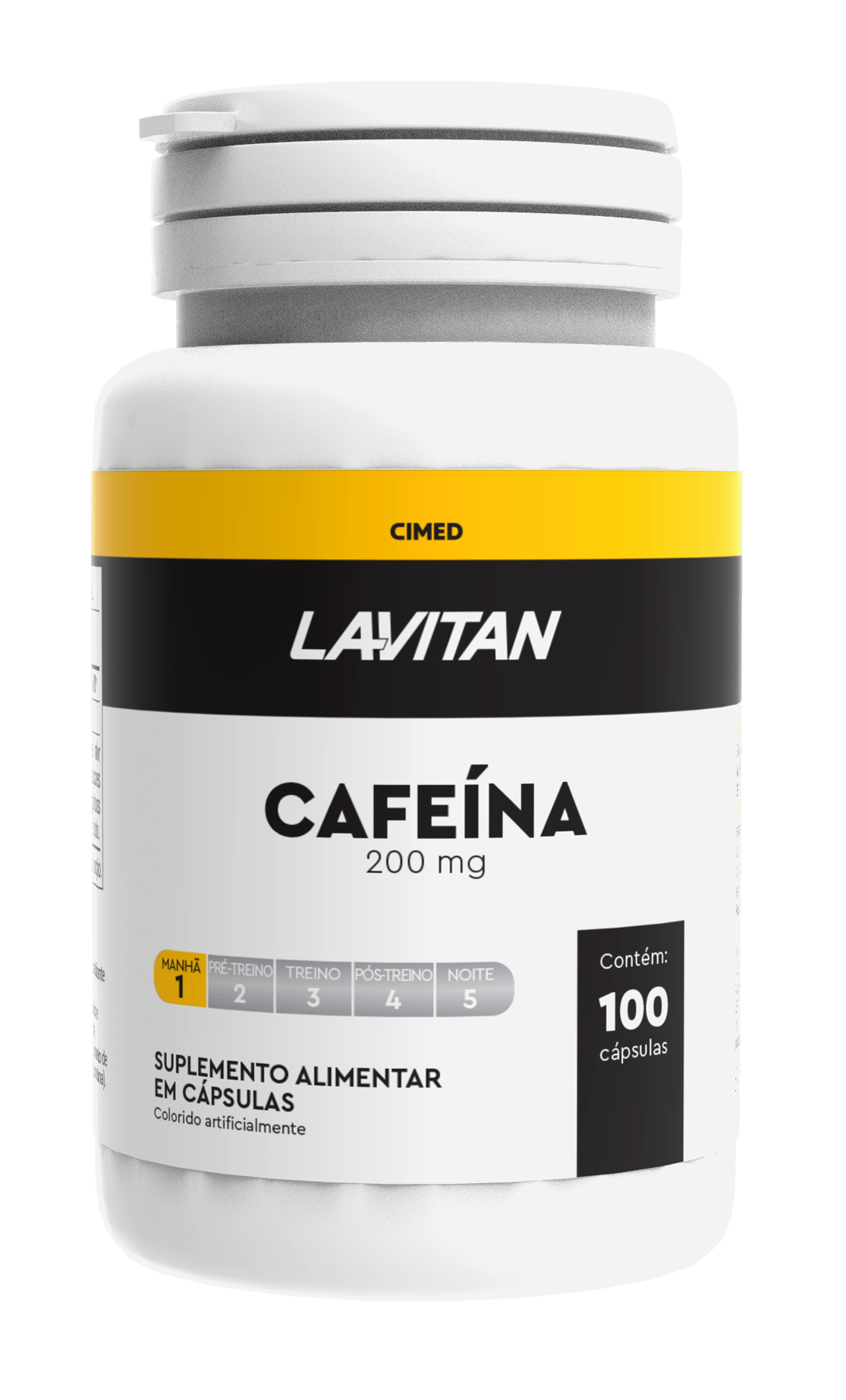 LAVITAN CAFEINA 200MG 100CAP