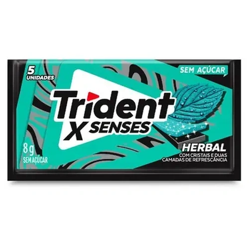 TRIDENT CHICLE FRESH HERB 5UN