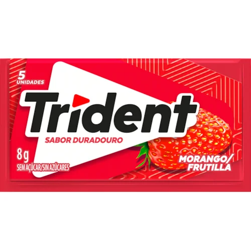 TRIDENT CHICLE MOR 8G