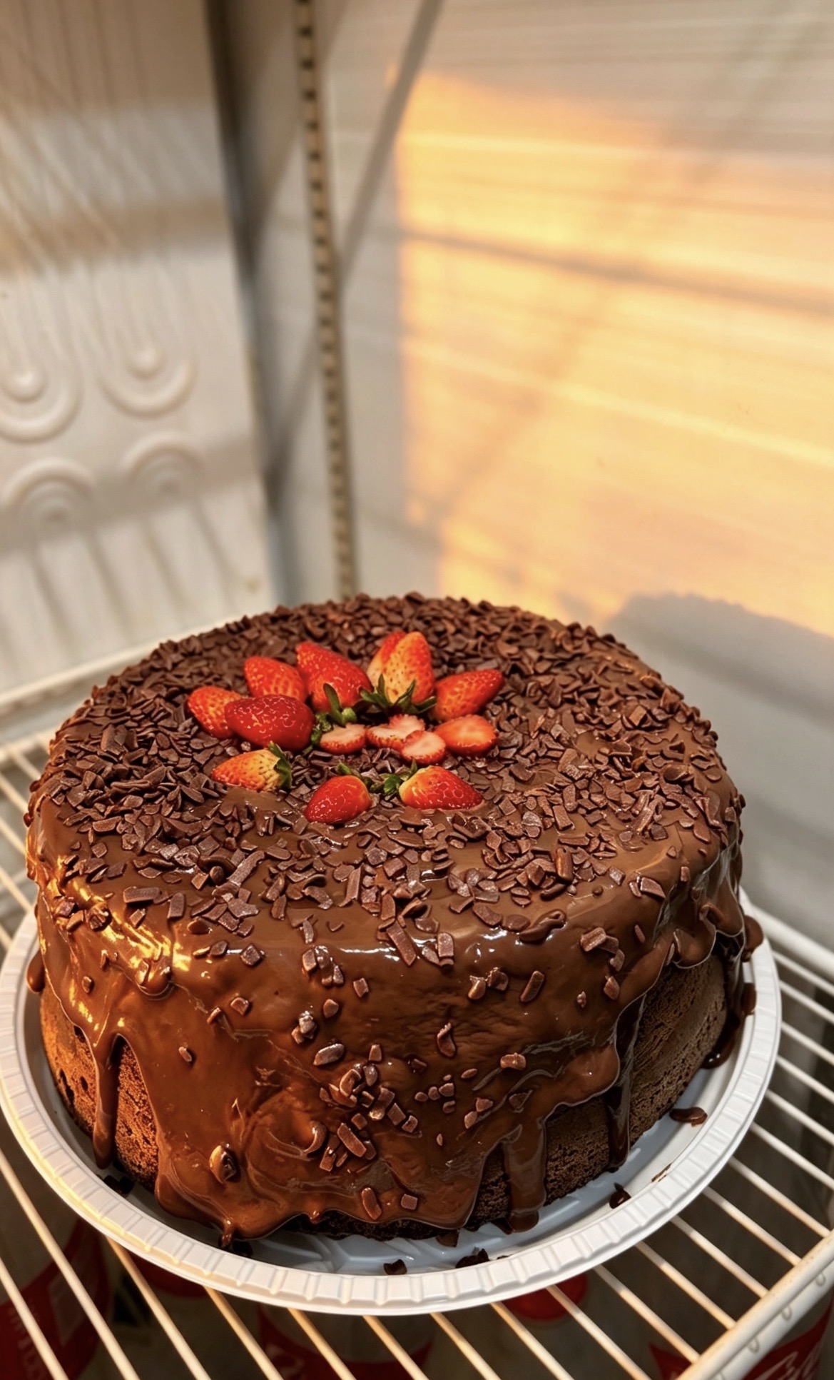 Bolo vulcão de chocolate