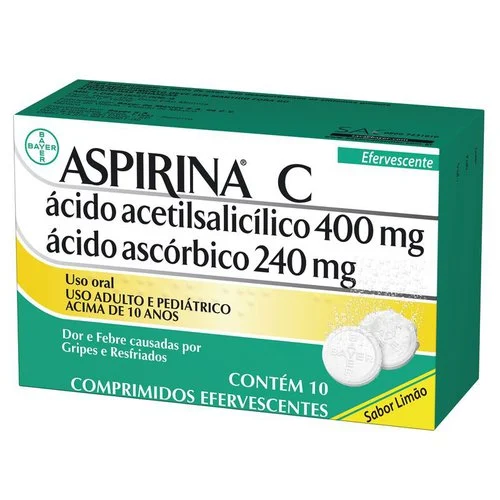 ASPIRINA C 400MG+240MG LIM 10
