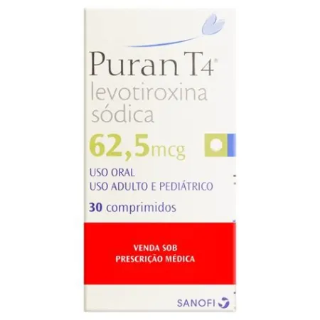 PURAN T4 62,5MCG 30CP