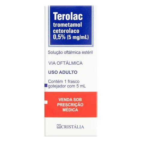 TEROLAC 0,5% SOL OFT 5ML   CRI