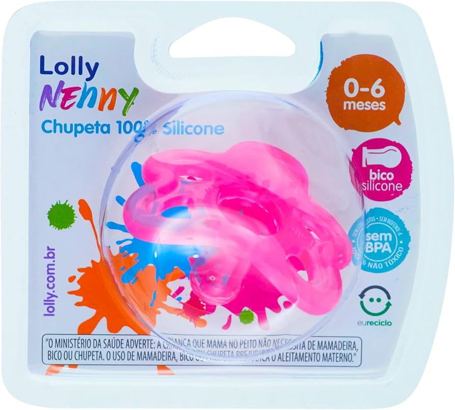 CHUPETA LOLLY SIL ORT T1 ROSA  6111-01-F 1UN