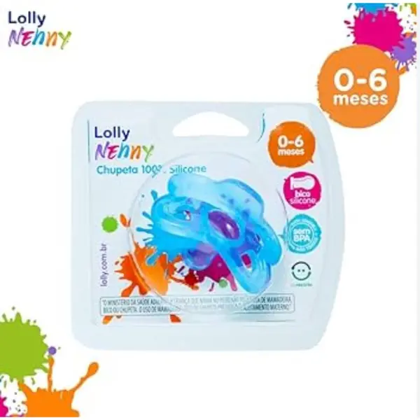CHUPETA LOLLY SIL RED T1 SPECIAL AZUL 6111-01-M  1UN