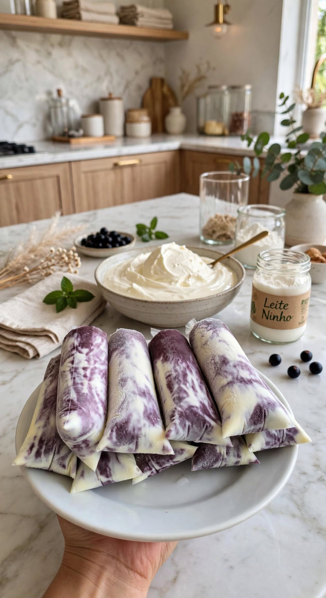Açai com Creme de Leite Ninho