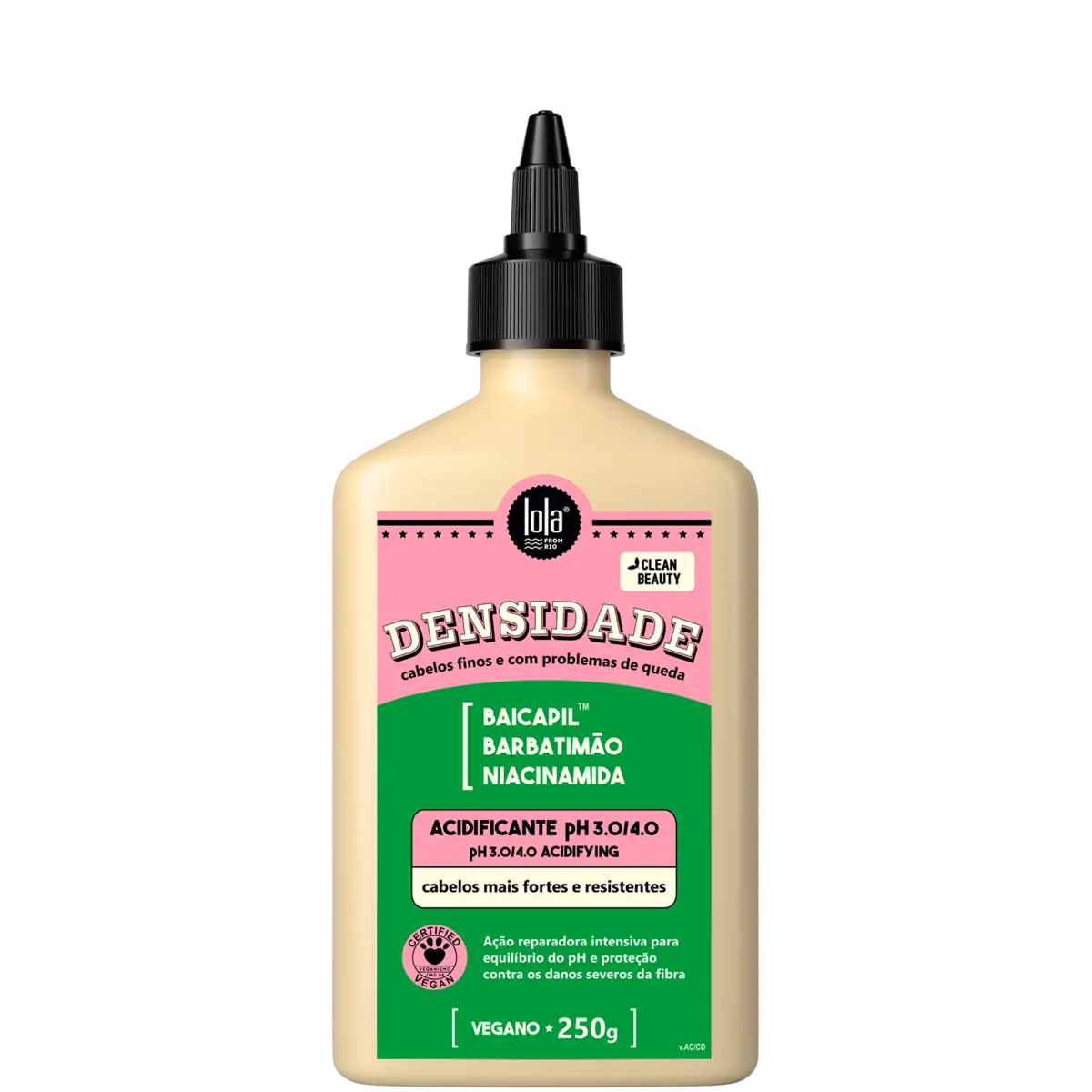 CREME CAPILAR LOLA DENSIDADE ACIDIFICANTE 250G