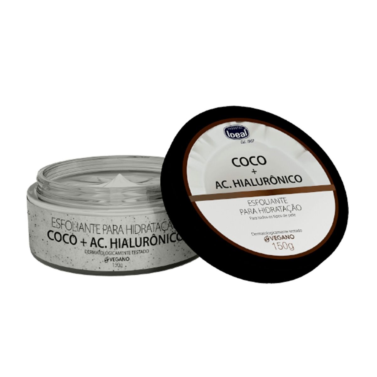 CREME ESFOLIANTE IDEAL COCO/ACIDO HIALURONICO 150G