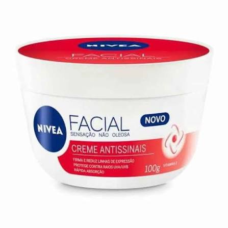 CREME FACIAL NIVEA ANTISSINAIS ( VERMELHO) 100G
