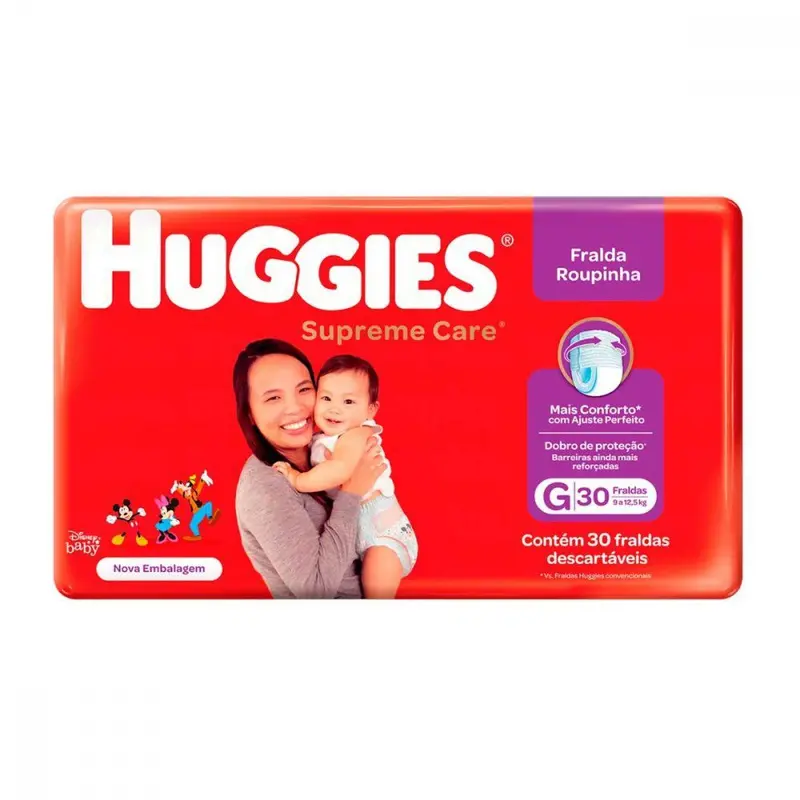 FR HUGGIES SUP ROU MEGA G 30UN