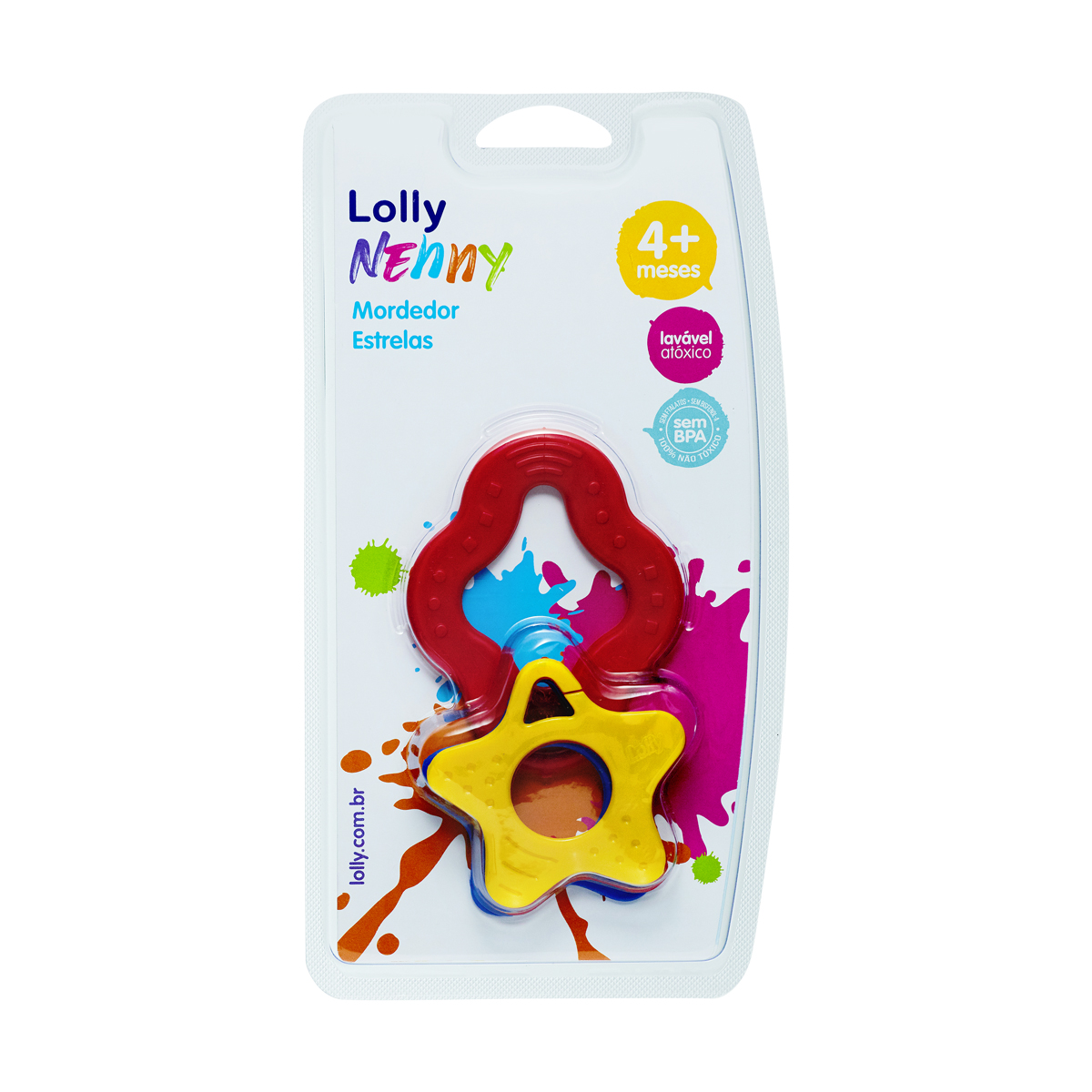 MORDEDOR LOLLY BABY 7048-01 1UN MODERDO ESTRELA N