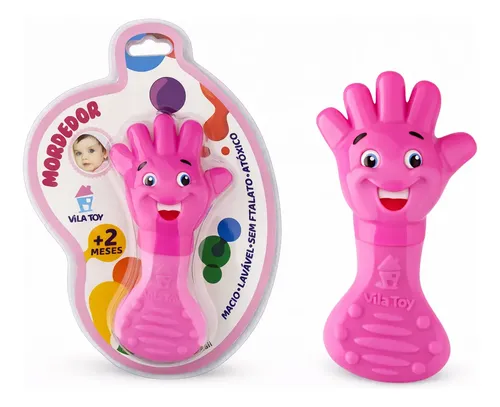 MORDEDOR VILA TOY PEZINHO ROSA 100-051 1UN