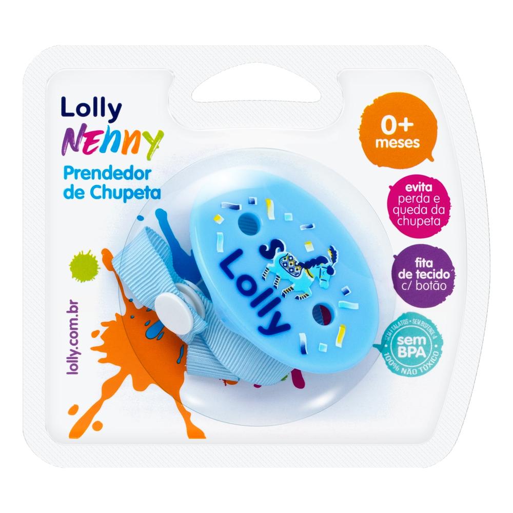 PRENDEDOR CHUPETA LOLLY TIP AZUL 7071-01-M 1UN