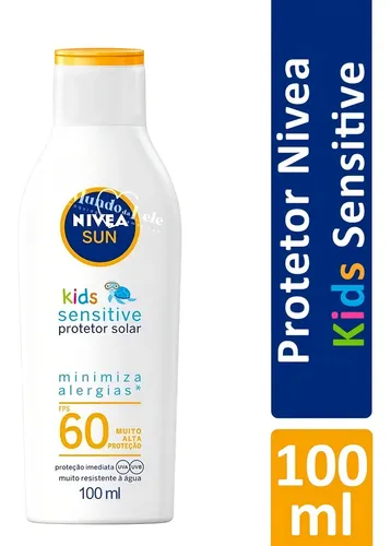 PROT NIVEA F60 KIDS SENS 100