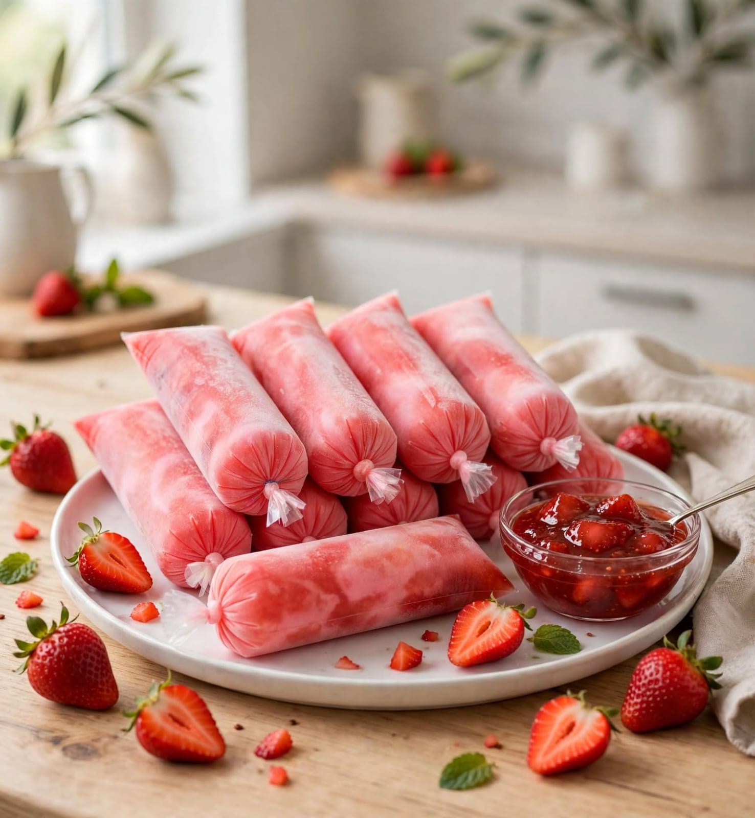 Morango com Geleia de Morango