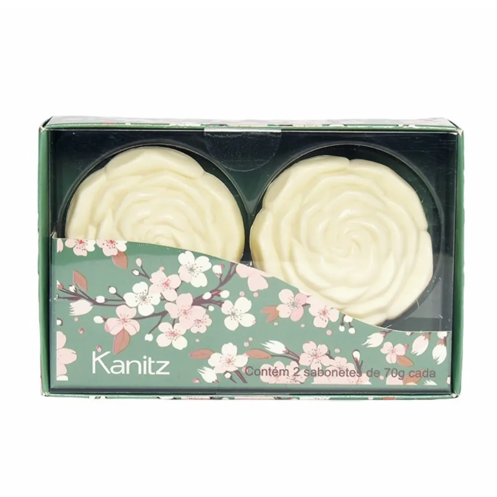 SABONETE KANITZ ROSA VERDE 2UN 70G