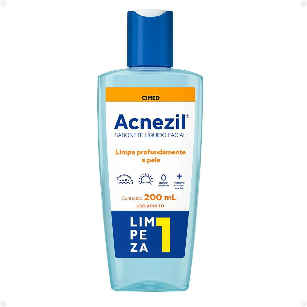 SABONETE LIQ ACNEZIL FACIAL 200ML