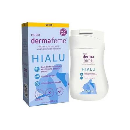 SABONETE LIQ INTIMO DERMAFEME ACIDO HIALURONICO 100ML