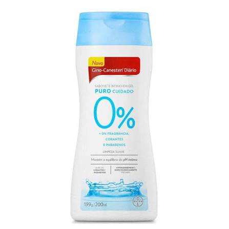 SABONETE LIQ INTIMO GINO CANESTEN PURO CUIDADO 200ML
