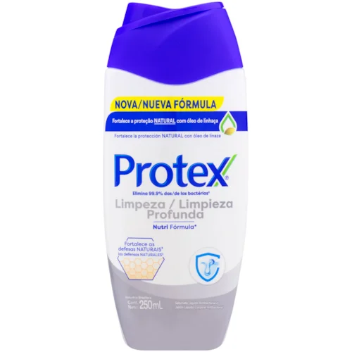 SABONETE LIQ PROTEX LIMPEZA PROFUNDA 250ML