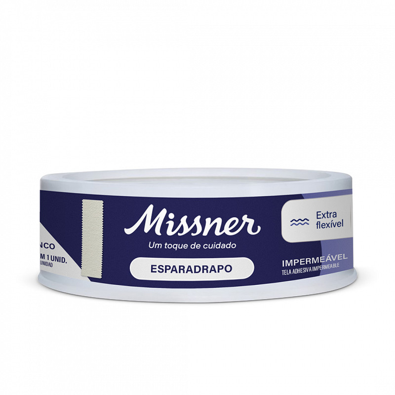 ESPARADRAPO MISSNER IMPERMEAVEL 1,2CMX4,5M 1UN