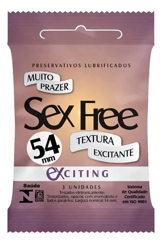 PRESERVATIVO SEX FREE EXCITING 3UN