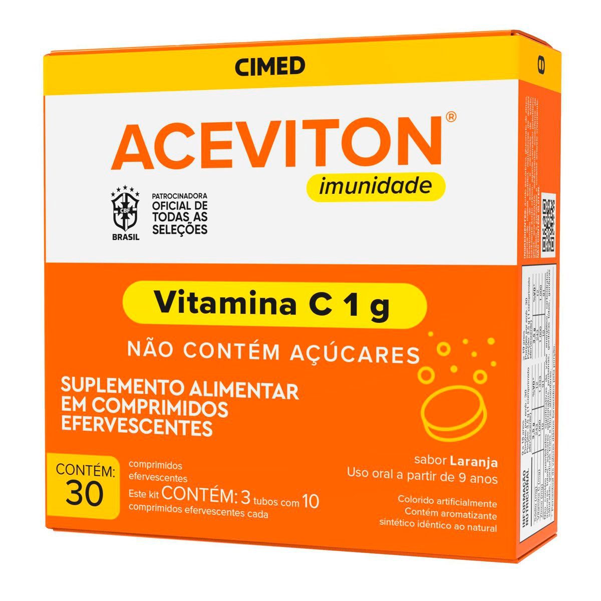 ACEVITON 1G 30CPR EFERVESCENTE
