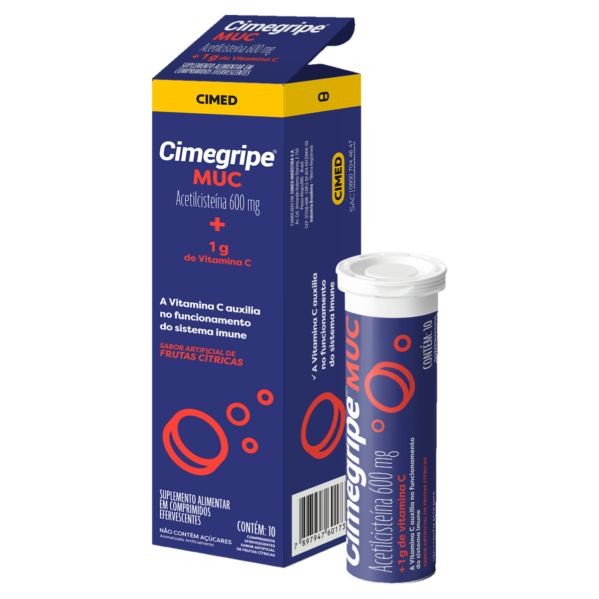 CIMEGRIPE MUC 10CP EFERV