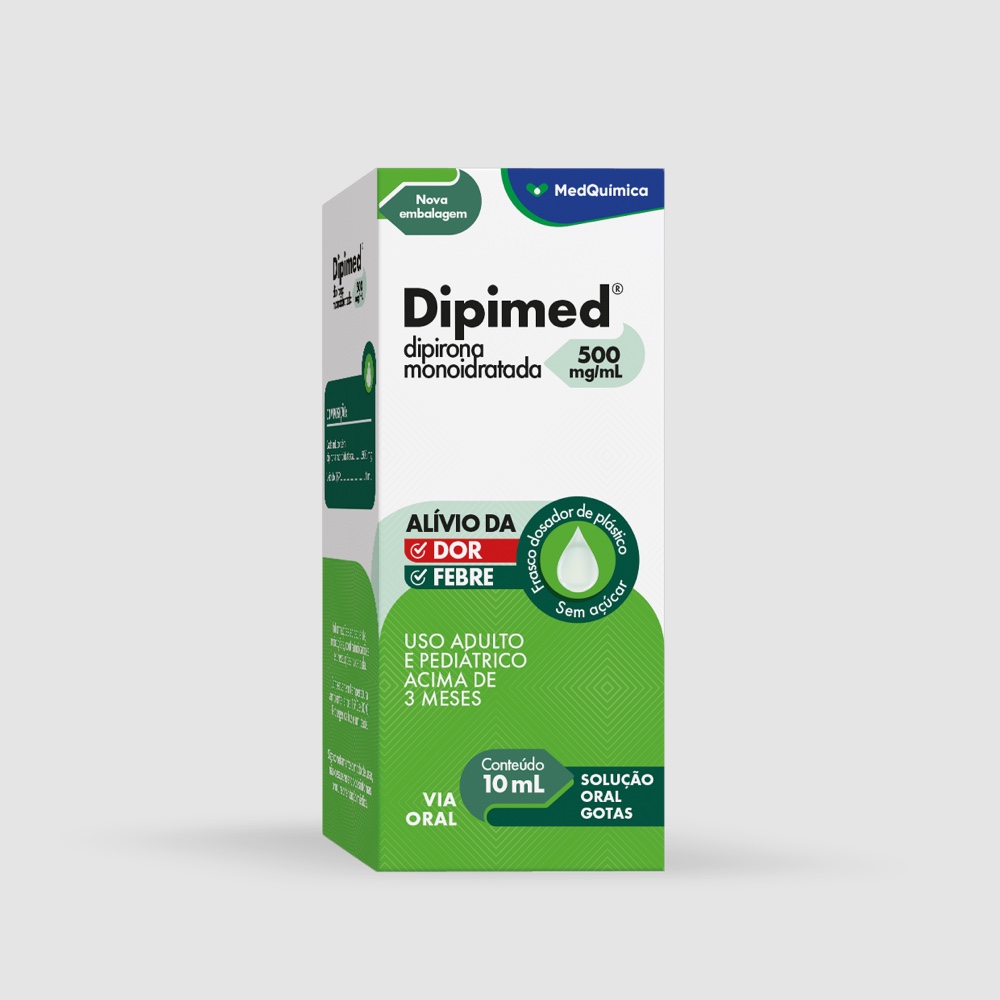 DIPIMED 500MG/ML GTS 10ML