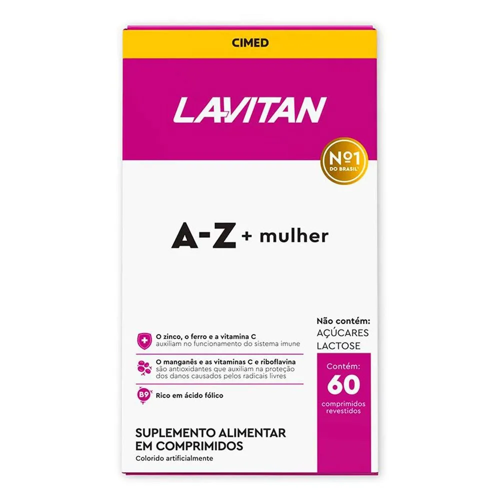LAVITAN A-Z MULHER 60CP REV