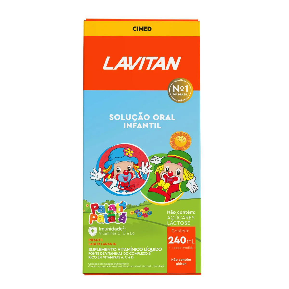 LAVITAN KIDS LARANJA 240ML