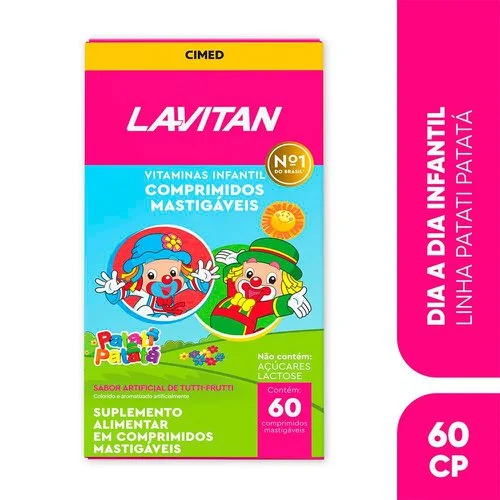 LAVITAN KIDS TUT FRUT 60CP MA