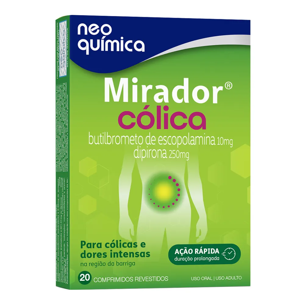MIRADOR COLICA 10MG+250MG 20CP