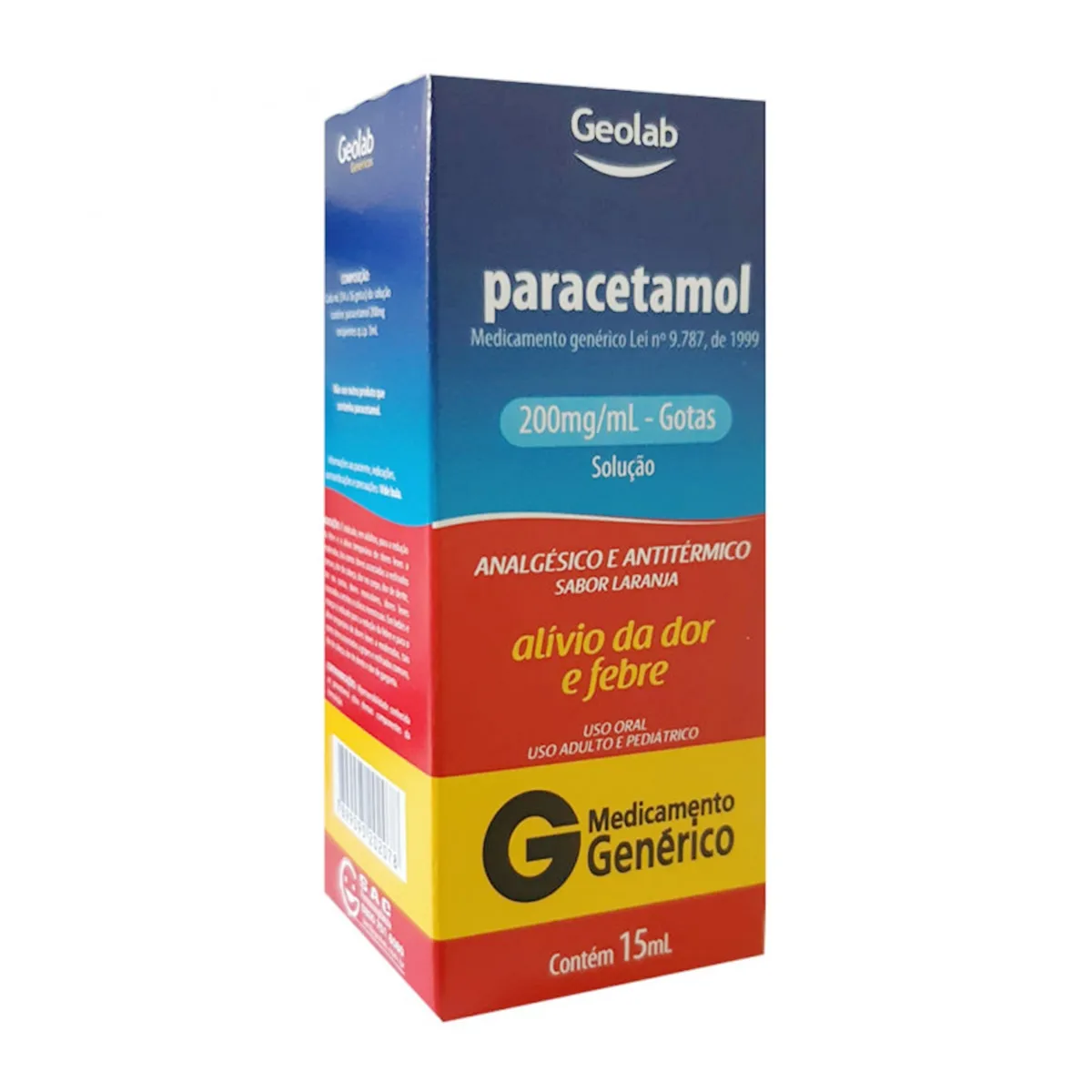 PARACETAMOL 200MG/ML GTS 15ML