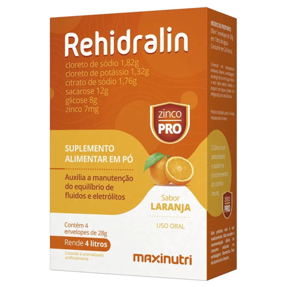 REHIDRALIN LAR PO 4ENV 28G