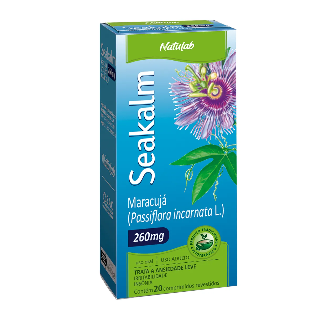 SEAKALM 260MG 20CP